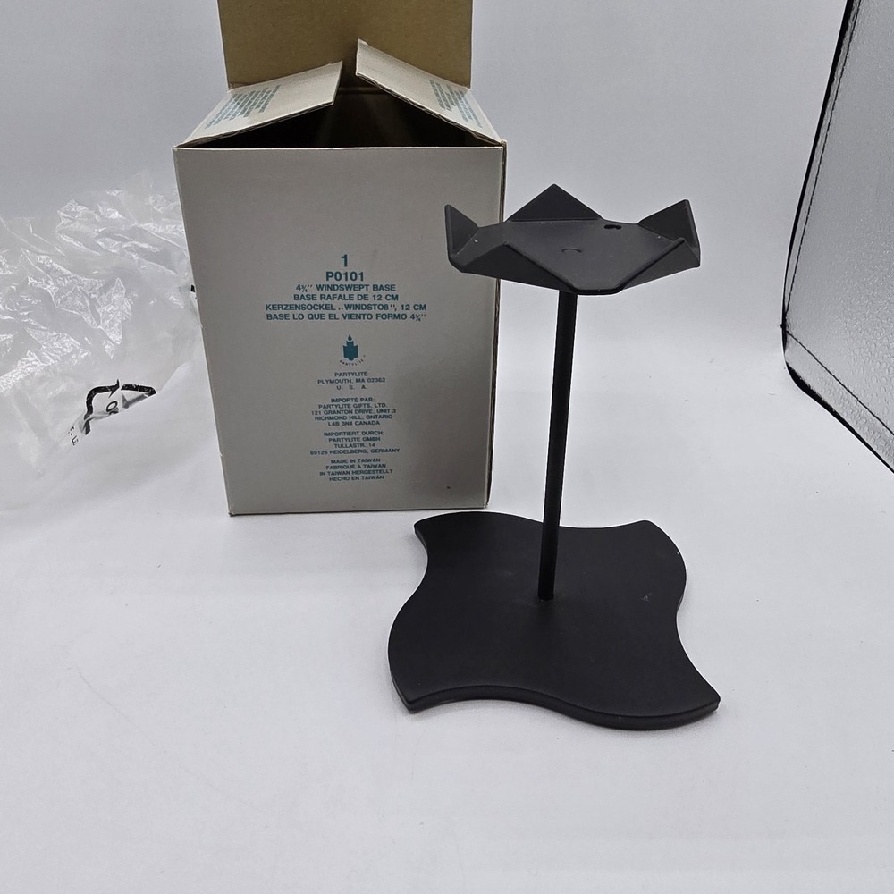 Vintage Partylite Windsweptβ Base Candle Holder Stands 4 3/4" USA P0101
